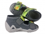 01-250P053 SNAKE szare dinozaury sandalki kapcie buciki obuwie dziecięce wcz.dziecięce buty Befado Snake - galeria - foto#3