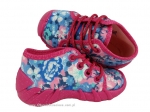 03-130P043 SPEEDY różowo niebieskie w kwiatki z konikiem kapcie-buciki obuwie buty dla dziecka wcz.dziecięce  Befado  18-23 - galeria - foto#3