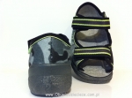 20-969X066 MAX JUNIOR szare moro sandałki kapcie, obuwie dziecięce profilaktyczne Befado 25-30 - galeria - foto#2