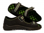 20-969X099 MAX JUNIOR szaro zielone sandałki - kapcie dziecięce Befado Max - galeria - foto#3