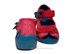 01-242P037 PAPI różowo szafirowe sandałki kapcie buciki obuwie wcz.dziecięce buty Befado Papi  18-25 - galeria - foto#2