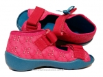 01-242P037 PAPI różowo szafirowe sandałki kapcie buciki obuwie wcz.dziecięce buty Befado Papi  18-25 - galeria - foto#3