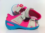 01-353P004 SUNNY różowo turkusowe sandałki sandały profilaktyczne kapcie obuwie dziecięce Befado  20-25 - galeria - foto#3