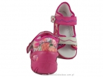 01-065P092 SUNNY różowe sandałki - sandały profilaktyczne  - kapcie obuwie dziecięce Befado  20-25 - galeria - foto#2