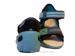 01-065P095 SUNNY granatowo niebieskie sandałki sandały profilaktyczne kapcie obuwie dziecięce Befado  20-25 - galeria - foto#2