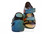 01-353P001 SUNNY niebiesko szare sandałki sandały profilaktyczne kapcie obuwie dziecięce Befado  20-25 - galeria - foto#2