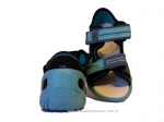 20-065X095 SUNNY granatowo niebieskie sandałki - sandały profilaktyczne  - kapcie obuwie dziecięce Befado  26-30 - galeria - foto#2