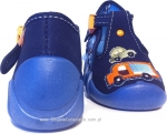 0-110P115 SPEEDY granatowe kapcie buciki obuwie dziecięce poniemowlęce Befado  18-26 - galeria - foto#2