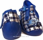 0-110P190 SPEEDY niebieska kratka kapcie-buciki-obuwie dziecięce poniemowlęce Befado  18-26 - galeria - foto#2
