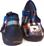 0-110P193 SPEEDY w kratkę kapcie buciki obuwie dziecięce poniemowlęce Befado  18-26 - galeria - foto#2