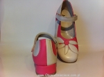 2-k2205b-rz biało różowe eleganckie czółenko dziewczęce damskie przedszkolne szkolne buty Kucki 31-36 - galeria - foto#2