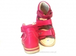 8-1199-5555 c. różowe amarantowe sandały sandałki kapcie profilaktyczno korekcyjne 19-25 Mrugała Porto - galeria - foto#2