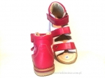 8-1199-1055 biało c.różowe amarantowe buty-sandałki-kapcie profilaktyczne  przedszk. 19-25  Mrugała - galeria - foto#2