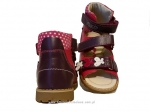 8-1299-55n fioletowo amarantowe buty-sandałki-kapcie profilaktyczne przedszk. 26-30  Mrugała - galeria - foto#2