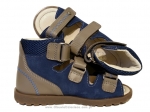 8-1399-68 niebiesko popielate buty-sandałki-kapcie profilaktyczne przedszk. 31-33  Mrugała - galeria - foto#3