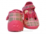 0-13-145L szaro różowe buciki-kapcie wcz.dziecięce Renbut  19-25 - galeria - foto#2
