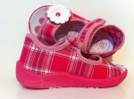 0-13-138L różowe w kratkę sandałki kapcie wcz.dziecięce buty Renbut - galeria - foto#3