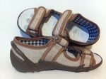 20-33-378 BEŻ beżowe sandałki  sandały profilaktyczne  kapcie obuwie dziecięce buty Renbut  26-30 - galeria - foto#3