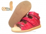 8-1002A Fuksja VIBRAM buty-sandałki-kapcie profilaktyczne ortopedyczne przedszk. 20-25  AURELKA - galeria - foto#1