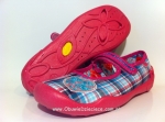 20-114Y062 Blanca rózowe w kratkę serce czółenka dziewczęce kapcie buciki  obuwie dziecięce  Befado 31-36 - galeria - foto#1