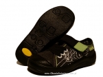 1-251X045 Tim czarno zielone półtrampki na rzep kapcie buciki obuwie dziecięce buty Befado 25-30 - galeria - foto#1