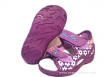 01-065P045 SUNNY fioletowe sandałki - sandały profilaktyczne  - kapcie obuwie dziecięce Befado  20-25 - galeria - foto#1