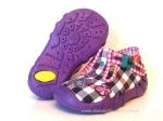 0-110P178 SPEEDY fiolet kratka kapcie-buciki-obuwie dziecięce poniemowlęce Befado  18-26 - galeria - foto#1