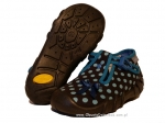 0-110P219 SPEEDY czarno niebieskie w kropki kapcie buciki obuwie dziecięce poniemowlęce Befado  18-26 - galeria - foto#1