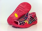 01-213P039 PAPI różowa kratka kapcie buciki sandałki obuwie wcz.dziecięce  Befado  20-25 - galeria - foto#1