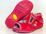 01-213P040 PAPI różowe kapcie-buciki-sandałki obuwie wcz.dziecięce  Befado  20-25 - galeria - foto#1