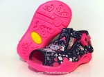 01-213P058 PAPI różowo granatowe kapcie-buciki-sandałki obuwie wcz.dziecięce  Befado  20-25 - galeria - foto#1