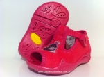 01-213P070 PAPI różowe z kotkiem kapcie-buciki-sandałki obuwie wcz.dziecięce  Befado  18-25 - galeria - foto#1