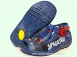 01-217P048 SNAKE c.niebieska kratka kapcie buciki sandałki obuwie wcz.dziecięce Befado  20-25 - galeria - foto#1