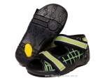 01-250P026 SNAKE czarno zielone sandalki kapcie buciki obuwie dziecięce wcz.dziecięce buty Befado Snake - galeria - foto#1