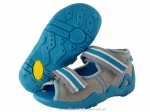 01-250P044 SNAKE szaro niebieskie sandalki kapcie buciki obuwie dziecięce wcz.dziecięce buty Befado Snake - galeria - foto#1