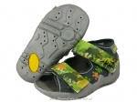 01-250P053 SNAKE szare dinozaury sandalki kapcie buciki obuwie dziecięce wcz.dziecięce buty Befado Snake - galeria - foto#1