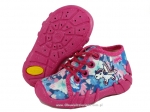 03-130P043 SPEEDY różowo niebieskie w kwiatki z konikiem kapcie-buciki obuwie buty dla dziecka wcz.dziecięce  Befado  18-23 - galeria - foto#1