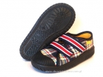 1-899X030 polo w kratkę półtrampki kapcie buciki obuwie dziecięce na rzepy BEFADO - galeria - foto#1