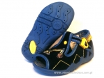 01-217P014 SNAKE granatowe kapcie buciki sandałki obuwie wcz.dziecięce Befado  20-25 - galeria - foto#1