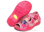 01-213P023 PAPI różowe kapcie-buciki-sandałki obuwie wcz.dziecięce  Befado  20-26 - galeria - foto#1