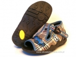 01-217P025 SNAKE w kratkę kapcie buciki sandałki obuwie wcz.dziecięce Befado  20-25 - galeria - foto#1