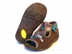 01-217P005 SNAKE brązowe kapcie buciki sandałki obuwie wcz.dziecięce Befado  20-25 - galeria - foto#1