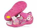 01-065P092 SUNNY różowe sandałki - sandały profilaktyczne  - kapcie obuwie dziecięce Befado  20-25 - galeria - foto#1