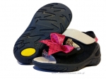 01-433P002 SUNNY  granatowe z kokardą sandałki sandały profilaktyczne kapcie obuwie dziecięce Befado  20-25 - galeria - foto#1