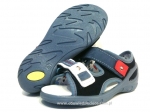 01-065P073 SUNNY granatowe sandałki - sandały profilaktyczne  - kapcie obuwie dziecięce Befado  20-25 - galeria - foto#1