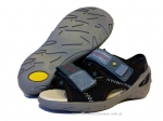 20-065X098 SUNNY granatowo niebieskie sandałki - sandały profilaktyczne  - kapcie obuwie dziecięce Befado  26-30 - galeria - foto#1