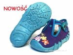 0-110P003 SPEEDY fioletowo niebieskie kapcie buciki obuwie dziecięce poniemowlęce Befado  18-26 - galeria - foto#1