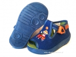 01-631P224 KAY c.niebieskie kapcie buciki sandałki obuwie : WKŁADKI SKÓRZANE : wcz.dziecięce BEFADO  20-26 - galeria - foto#1