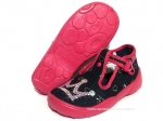 0-674P122 MAXI granatowo różowe kapcie buciki obuwie wcz.dziecięce  Befado  18-26 - galeria - foto#1