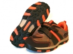 24-U257A brązowo/pomarańczowe obuwie sportowe dziecięce Hasby - galeria - foto#1